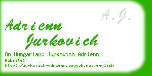 adrienn jurkovich business card